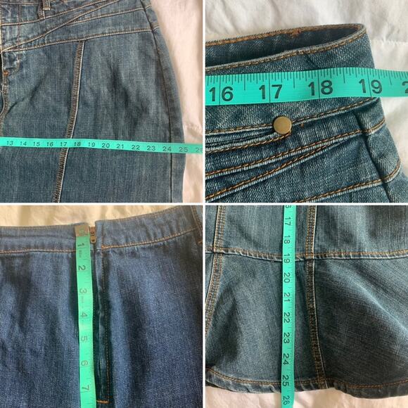 Mermaid Skirt Flare MIDI Denim 18W Midi Slip skirt - Picture 10 of 11